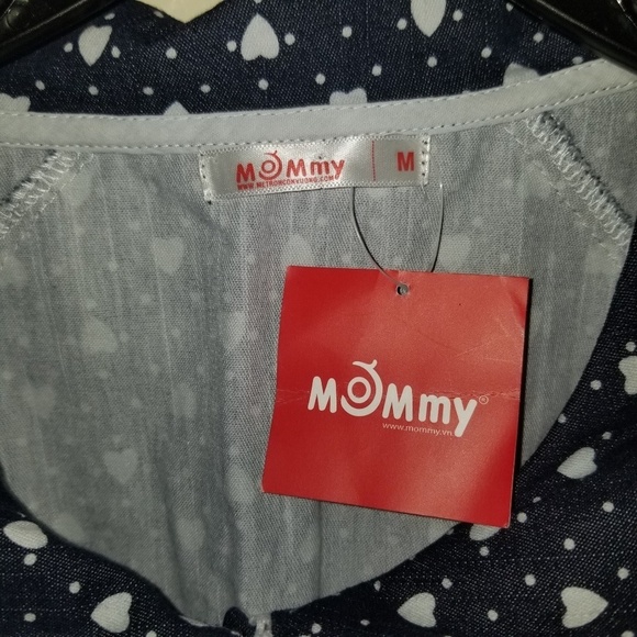 Mommy Maternity Above the Knee Denim Fabric Sz M - Picture 2 of 7